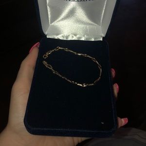 14k gold Heart bracelet